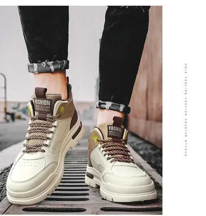 Sneakers Men Casual Autumn Vulcanized Shoes Male Walking Sport Shoes Outdoor Sneakers Male Sneakers Soft Sole/ Walking Shoes