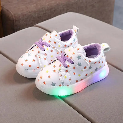 Children’s LED Shoes Kids Lighted Up Sneakers for Boys Girls Kids Glowing Sport Sneakers Toddler Baby Luminous Sole Sneakers
