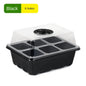 6/12Grids Seed Starter Tray with Ventilation Hole Seeds Growing Cultivation Planting Box Mini Greenhouse Plant Starter Kit