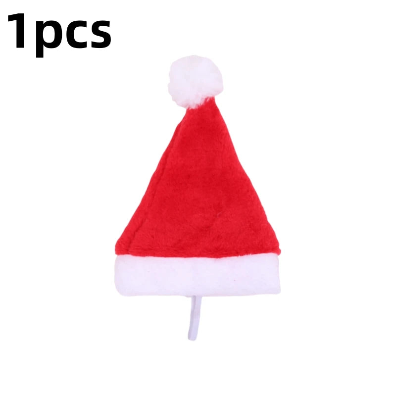 Dog Cat Christmas hat Clothes small hat Pet hat Christmas pet hat Christmas decorations
