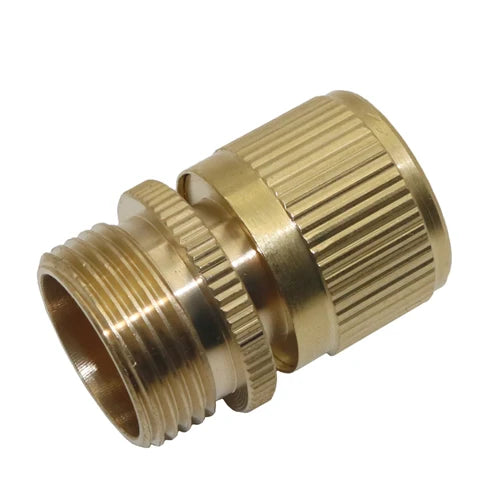 1 Pcs 3/4 Inch Male Female Thread Copper Quick Connector Garden Water Connection Accessories Car Washing Pipe Fittings