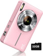 Digital Camera Children Camera for Children Camcorder with 16x Zoom Compact Cameras 1080P 44MP Cameras for Beginner Photography