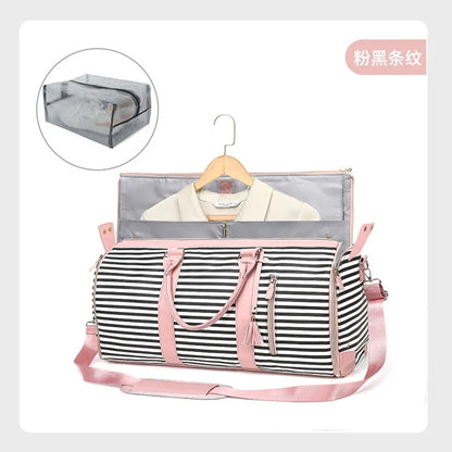 Storage luggage bag, suit travel storage bag, men's suit travel bag, hand-held folding bag, fitness bag, storage bag