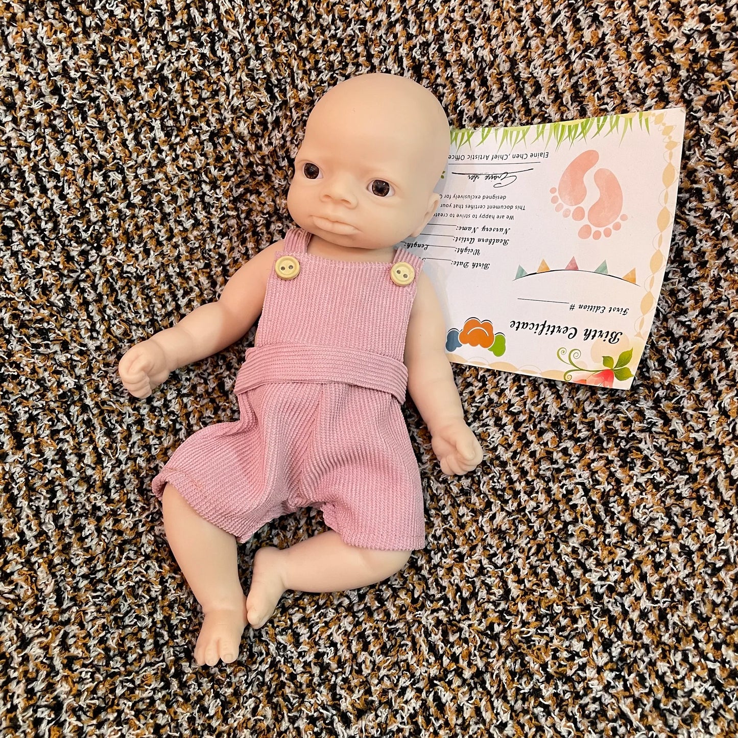 28CM Unpainted Silicone Girls Whole Body Soft Solid Silicone 8 Styles Newborn Baby Dolls Toys For Gifts Reborn Corpo De Silicone