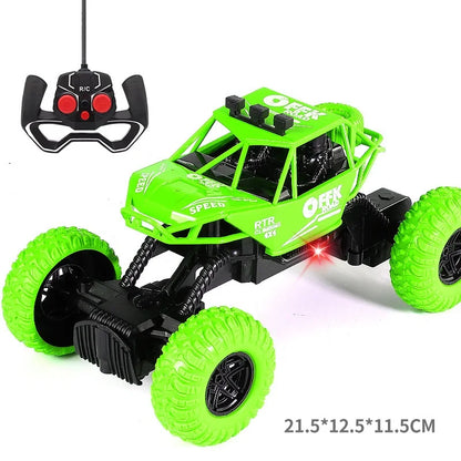 1 Pc 2Channels Children's Remote-Controlled Car Electric Off-Road High-Speed Drift Racing Boy Climbing Car Toy(Without Battery)