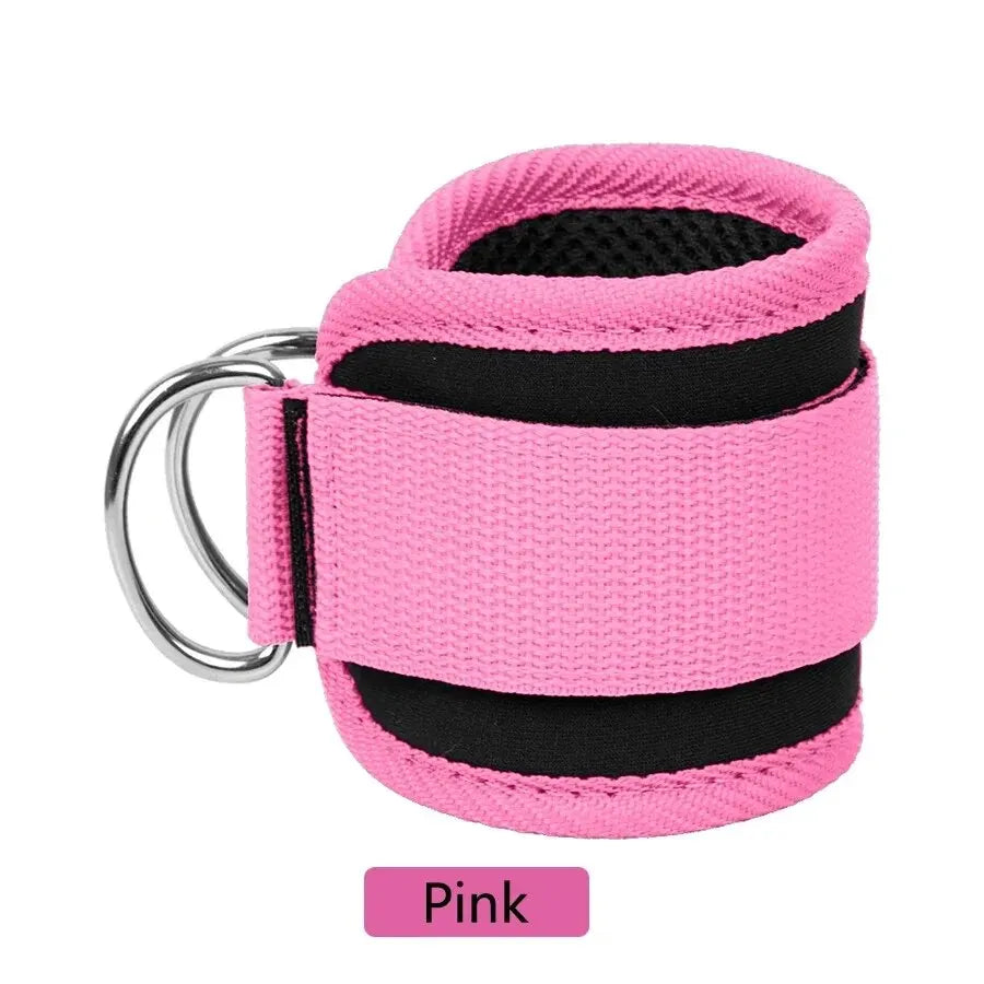 Fitness Ankle Straps Adjustable D-Ring Support Cuffs Gym Leg Strength Workouts Pulley With Buckle Sports Guard Safety Abductors