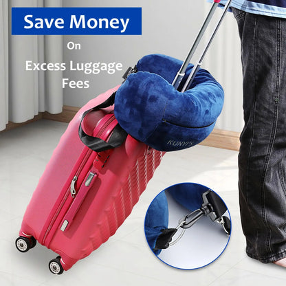 Travel Pillow You Stuff with Clothes As Carry-On Luggage Fits Up to 5 Days of Travel Essentials Transformable Luggage Pi