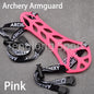 6.5in Archery Arm Guard Hard Plastic Arm Protection Forearm Safe Adjustable For Traditional Recurve Bow Sports Equipment 1pcs