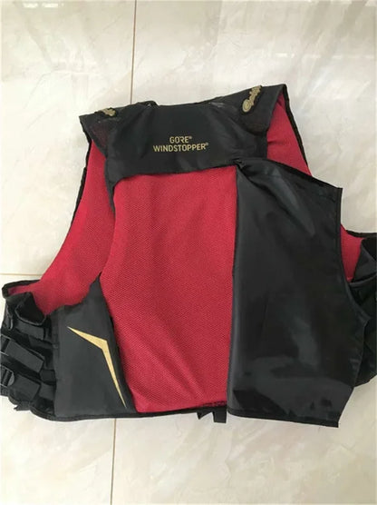 Man Fishing Vest Outdoor Buoyancy Vest for Men Multi-functional Breathable Life Vest Jacket for Drifting Swimming
