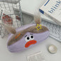 Funny Cotton Doll Pencil Case INS Large Capacity Junior and Senior High School Students Stationery Storage Bag Stationery Box