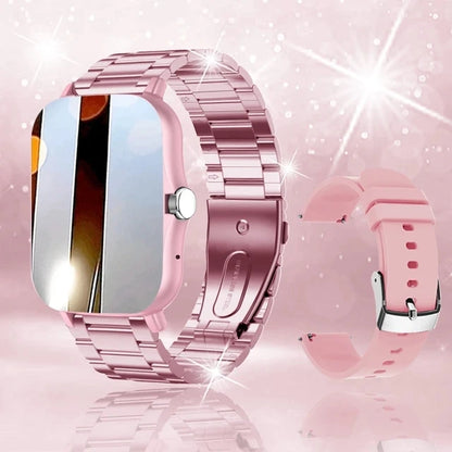 +3pc Square Smart Watch Women Men Smartwatch Touch Dial Calls Music Smartclock For Android IOS Fitness Tracker Sport Smart-watch