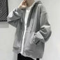 Men's Solid Suits Zipper Hoodies+ Pants Spring Autumn Casual Fitness Sports Hot Elastic Male Clothes Outfit Drawsting Pants