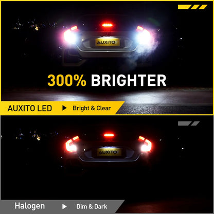 AUXITO 2X T20 7443 LED Bulb W21/5W 7440 W21W LED White Reverseing Light Car Parking Position Light DRL Daytime Running Lamp 12V