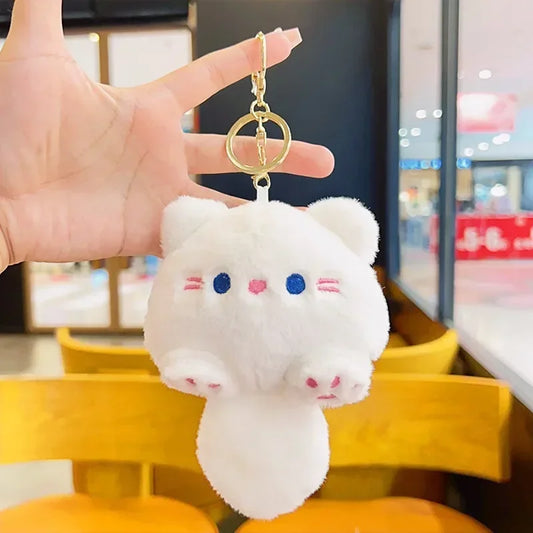 Cute Tuantuan Cat Network Red Key Chain Hanging Doll Doll Wholesale Plush Pendant Small Gift Cartoon Key Chain