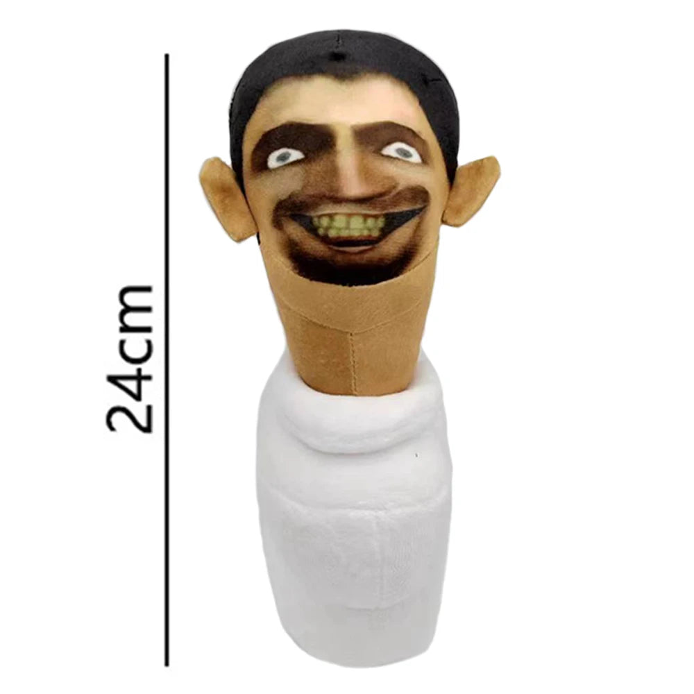 68style Skibidi Toilet Plush Stuffed Doll Toys Collectible Gifts for Kids Fans Adults Birthday Bosses Funny Anime Game F