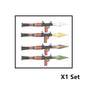 WW2 German Weapon Building Block 98K Two-color Gun US M1911 Soviet RPG Military Soldier Figure Accessories Rifle Pistol Toy C349
