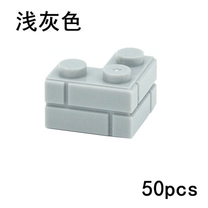 DIY Wall Bricks 1x4 1x3 1x2 Dots Thick Building Block Educational Creative House Contruction Toys Compatible With 15533 For Kids
