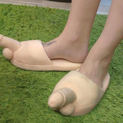 Funny Unisex Adult Plush Slipper Humorous and Unique Design Suitable for Walking Shopping PR Sale
