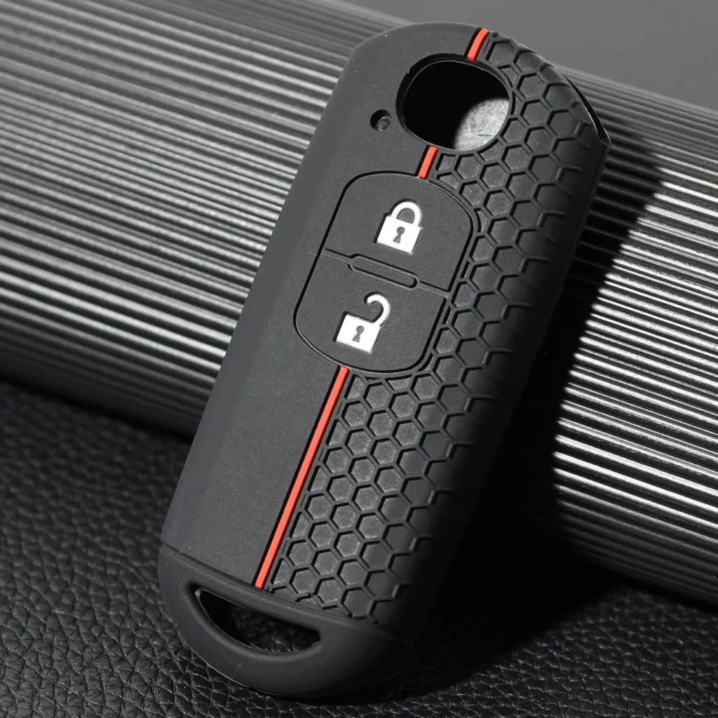 2 Button Silicone Car Key Fob Ring Chain Shell Case Cover Holder For Mazda 3 Hatch 6 Atenza Cx3 Cx5 Cx7 Cx9 Mx5 2013 2014 2015