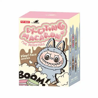 Genuine Spot Goods Pop Mart Labubu Heartbeat Macarons Vinyl Blind Box Plush V2 Toy For Kids Christmas Gift