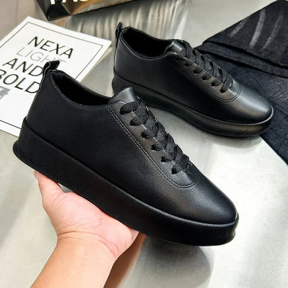Men's Shoes Spring/Autumn Casual Sports Shoe Lace Up Man Shoe White Sneakers Shoes for Men
