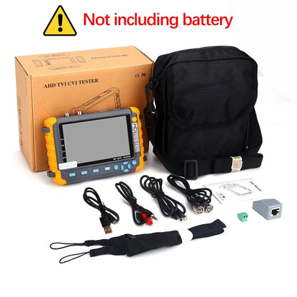 PEGATAH IV8W 8MP AHD/CVI/TVI CVBS CCTV Tester CCTV Cameras Tester AHD Testers with HDMI VGA Input Video Tester CFTV Mini Monitor
