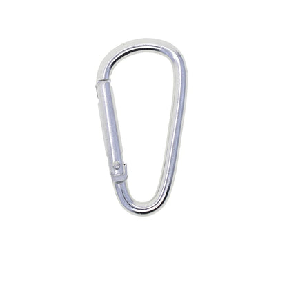 50/100pcs Buckles Aluminum Carabiner Spring Belt Clip Key Chain 4.6x2.5cm For Outdoor Activity Camping Fishing Hiking Travel