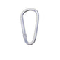 50/100pcs Buckles Aluminum Carabiner Spring Belt Clip Key Chain 4.6x2.5cm For Outdoor Activity Camping Fishing Hiking Travel