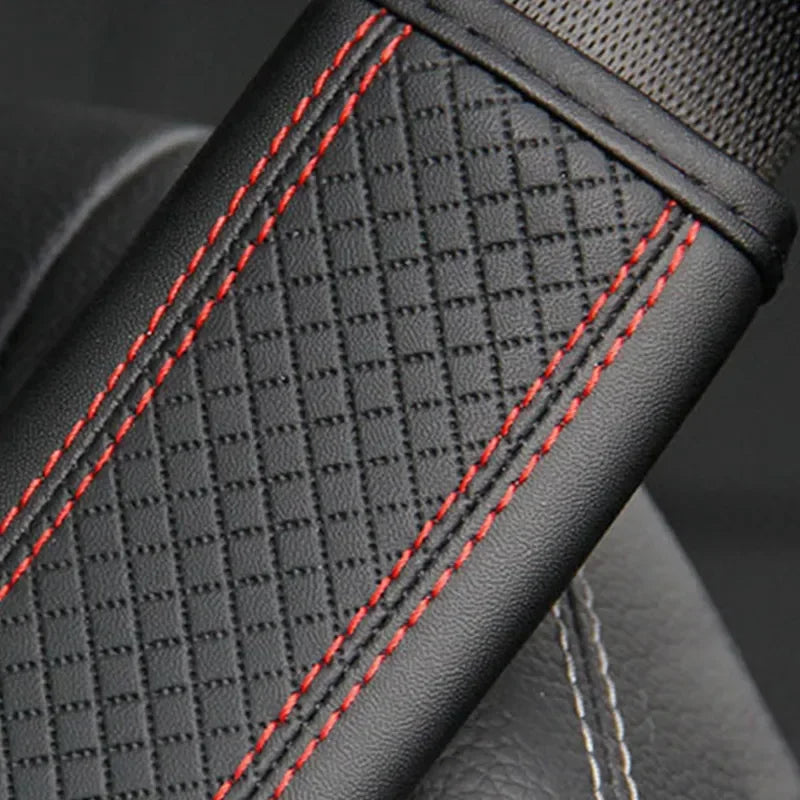 Pu Leather Car Seat Belt Safety Belt Shoulder Cover Breathable Protection Seat Belt Padding Pad