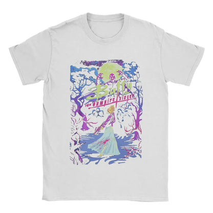 Men's T-Shirts Buffys The Vampire Slayers And Demon Hunters Pure Cotton Tees Short Sleeve T Shirts Round Neck Clothes Printed