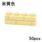 DIY Wall Bricks 1x4 1x3 1x2 Dots Thick Building Block Educational Creative House Contruction Toys Compatible With 15533 For Kids