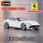 Bburago 1:64 Ferrari 488 Pista Replica Car Model Scale F40 F50 458 296 GTB Enzo Diecast Traffic Miniature Art Figure Kid Boy Toy