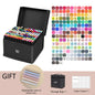 24/36/48/60/80/120/168/262 Colors Alcohol Drawing Markers Dual Tip Permanent Art Sketch Markers for Illustration School Supplied