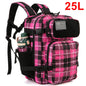 QT&QY 25L GYM Tactical Backpacks for Men  Survival Laser Cut Molle Daypack Small Bug Out Bag Gym Rucksack with Dual Cup Holders