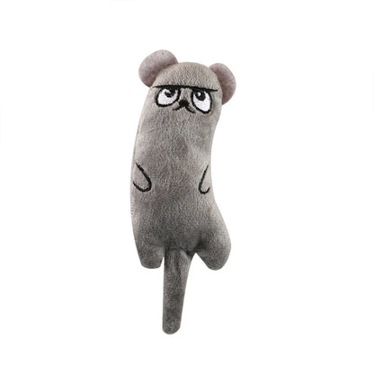 Newest Hot Cat Toys Funny Interactive Plush Cat Toy Mini Teeth Grinding Catnip Toys Kitten Chewing Squeaky Toy Pets Accessories