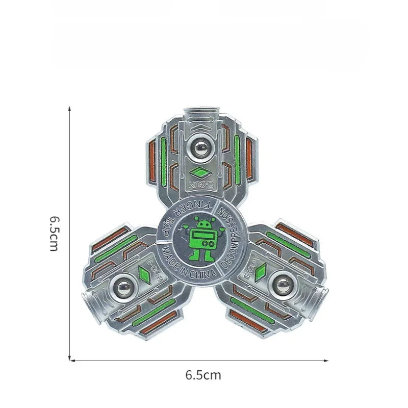 Colorful EDC Fidget Spinner Robot Mecha Transforming Hand Spinner ADHD Finger Spinners for Adult Stress Relief Fidget Toys
