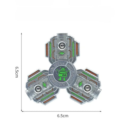 Colorful EDC Fidget Spinner Robot Mecha Transforming Hand Spinner ADHD Finger Spinners for Adult Stress Relief Fidget Toys