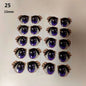 10Pairs Long Eyelashes Cute Love Cartoon Eyes Stickers Anime Figurine Doll Face Organ Paster Clay Decals DIY Doll Accessories