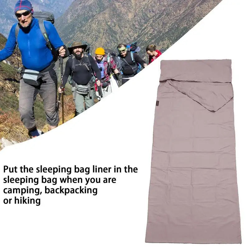 Sleeping Bag Liner Camping Travel Sheets For Adults Sleeping Sack Sheets For Backpacking Hotel Hostels Traveling