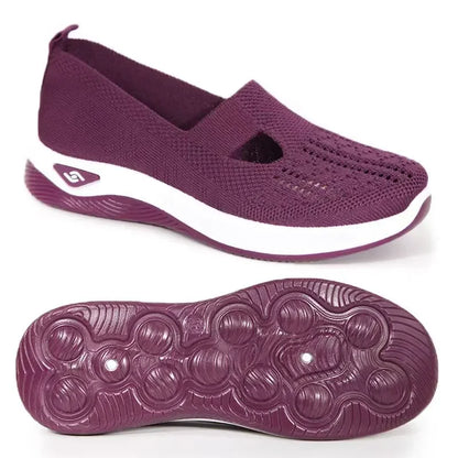 Orthopedic Shoes for Women Walking Shoes Slip On Arch Support Memory Foam Breathable Sneakers Summer Comfortable Casual Trainers
