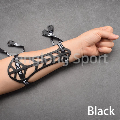 6.5in Archery Arm Guard Hard Plastic Arm Protection Forearm Safe Adjustable For Traditional Recurve Bow Sports Equipment 1pcs