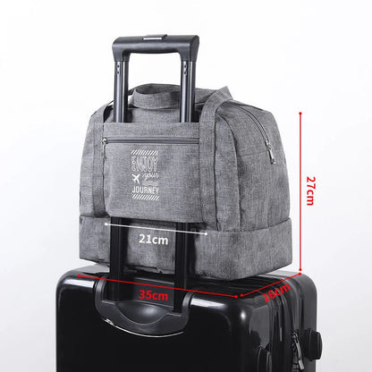 Women's Large Capacity Travel Bag Fitness Yoga Handbag Wet and Dry Wide Shoulder Strap Outdoor Tote Bag