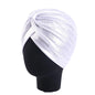 New Women Gold Silver Turban Hats Chemo Bandana Hijab Pleated Indian Cap Turbante Hat Ladies Hair Loss Headscarf Muslim Headwear