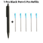 Metal Ballpoint Pens Automatic Ballpoint Pen Refill Black Blue Ink For School Office Stationery Supplies Writing 0.7mm