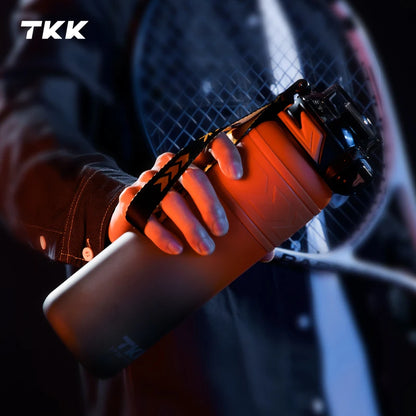 TKK 600/850/1000ml Sports Watter Bottle Tritan BPA-free Portable Leak-proof Plastic Drinkware Outdoor Fitness Gradie Kettle