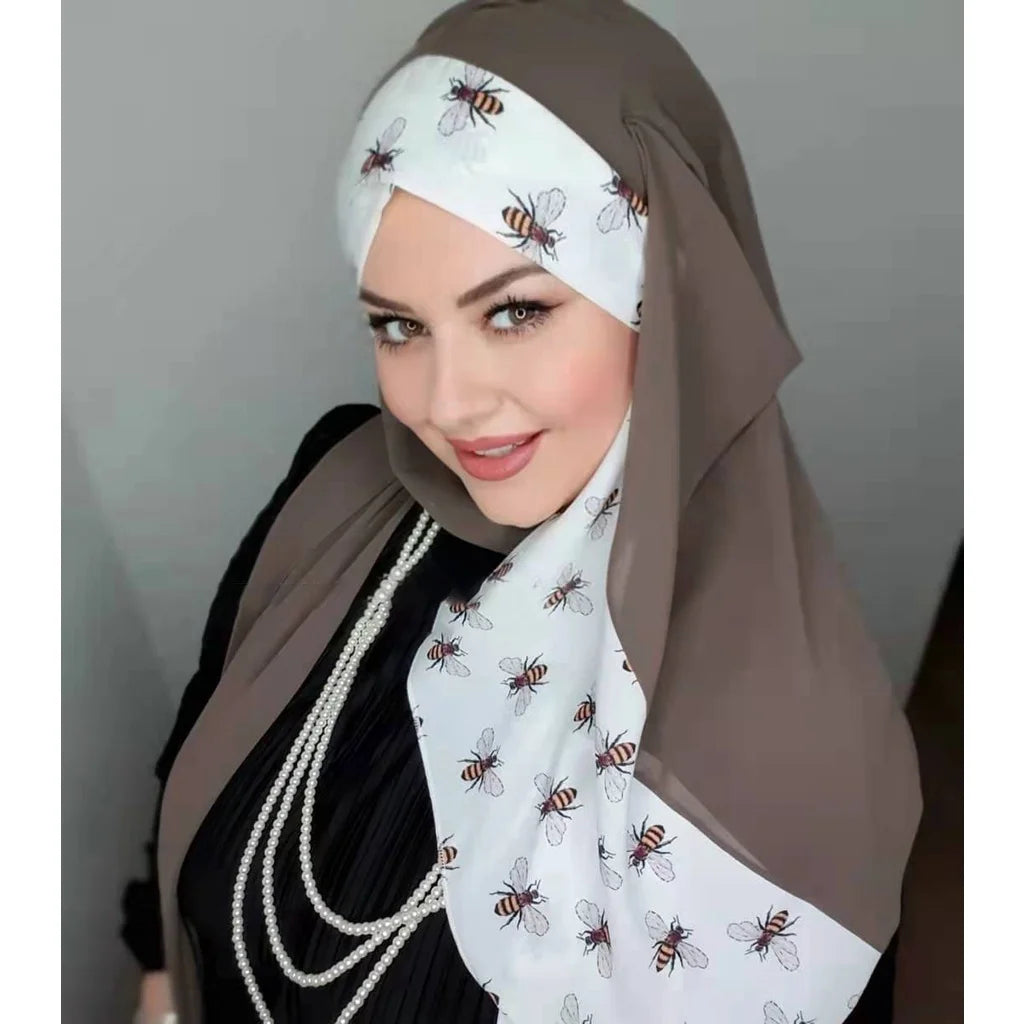 Muslim Fashion Chiffon Hijab Abaya Hijabs For Woman Women Jersey Dress Abayas Turbans Scarf Turban Head Instant Undercap Shawl