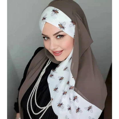 Muslim Fashion Chiffon Hijab Abaya Hijabs For Woman Women Jersey Dress Abayas Turbans Scarf Turban Head Instant Undercap Shawl