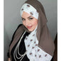Muslim Fashion Chiffon Hijab Abaya Hijabs For Woman Women Jersey Dress Abayas Turbans Scarf Turban Head Instant Undercap Shawl