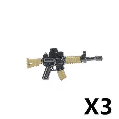 WW2 German Weapon Building Block 98K Two-color Gun US M1911 Soviet RPG Military Soldier Figure Accessories Rifle Pistol Toy C349
