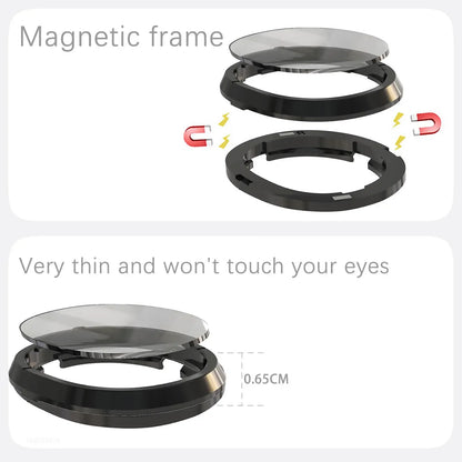 Magnetic Eyeglass Frame for Quest 3 Prescription Lenses Anti Blue Myopia Lens VR Glasses Optics Lens Replacement Accessories
